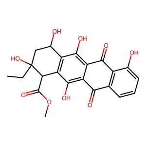 Epsilon-rhodomycinone structure