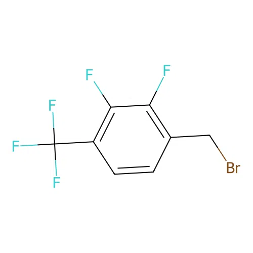 2,3-Difluoro-4-(trifluoromethyl)benzyl bromide structure