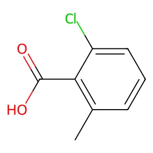 2-Chloro-6-methylbenzoic acid structure
