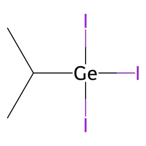 Germane, triiodoisopropyl- structure
