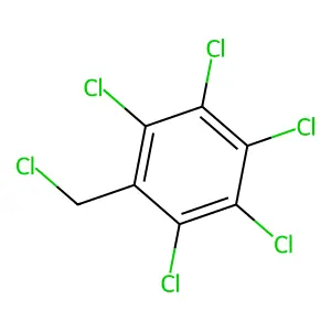 Benzene, pentachloro(chloromethyl)- structure