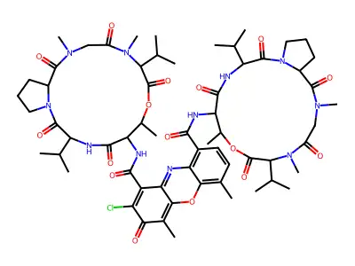 Chloroactinomycin D structure