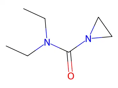 N,N-diethylaziridine-1-carboxamide structure