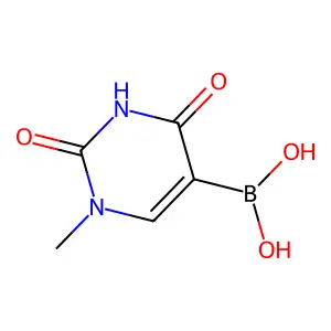 5-(Dihydroxyboryl)-1-methyluracil structure