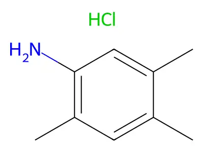 (2,4,5-Trimethylphenyl)azanium;chloride structure