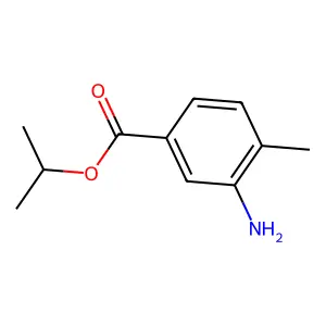 Isopropyl 3-amino-4-methylbenzoate structure