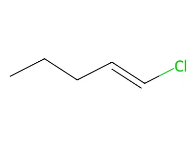 1-Chloro-1-pentene structure