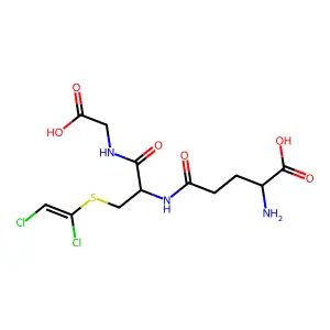 S-(1,2-Dichlorovinyl)glutathione structure