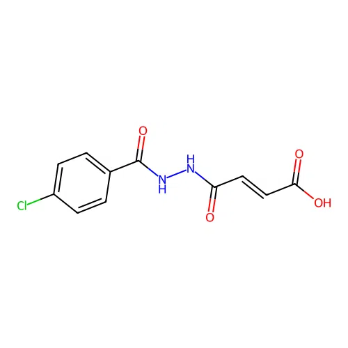 2-butenedioic acid, mono[2-(4-chlorobenzoyl)hydrazide], (2E)- structure