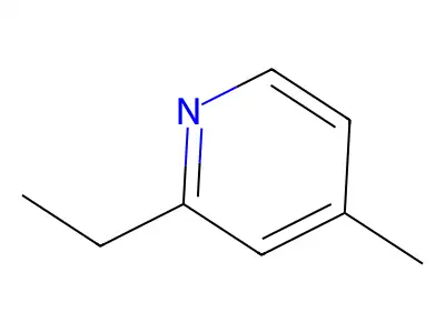 Pyridine, 2-ethyl-4-methyl- structure