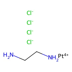 Ethane-1,2-diamine;platinum(4+);tetrachloride structure
