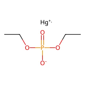 Diethyl mercurous phosphate structure
