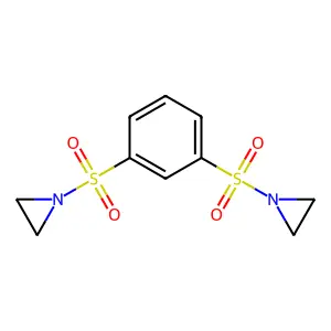 Aziridine, 1,1'-(m-phenylenedisulfonyl)bis- structure