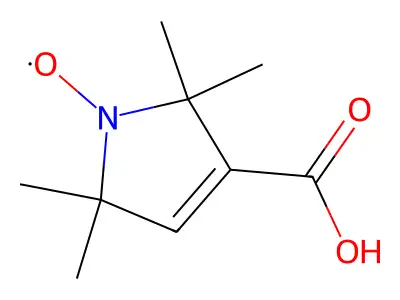 1-Hydroxy-2,2,5,5-tetramethyl-2,5-dihydro-1h-pyrrole-3-carboxylic acid structure