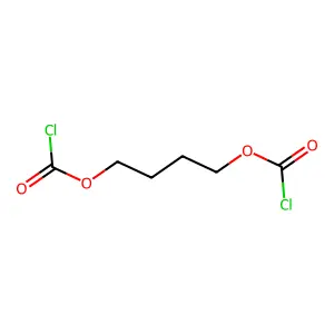 Carbonochloridic acid, C,C'-1,4-butanediyl ester structure