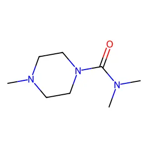 N,N,4-trimethylpiperazine-1-carboxamide structure
