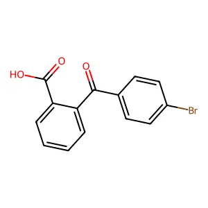2-(4-Bromobenzoyl)benzoic acid structure