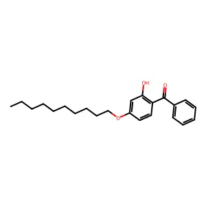 2-Hydroxy-4-decyloxybenzophenone structure
