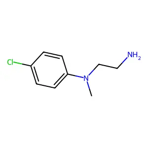 N-(4-Chlorophenyl)-N-methylethylenediamine structure