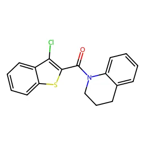 (3-Chlorobenzo[b]thiophen-2-yl)(3,4-dihydroquinolin-1(2H)-yl)methanone structure