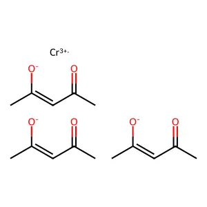 Tris(acetylacetonato)chromium structure