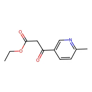 Ethyl 3-(6-methylpyridin-3-yl)-3-oxopropanoate structure