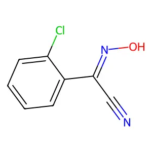 (2-Chlorophenyl)(hydroxyimino)acetonitrile structure