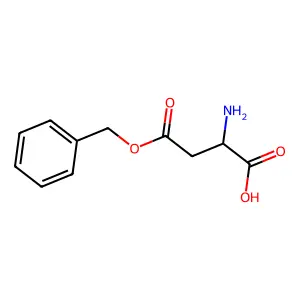 4-(Phenylmethyl) hydrogen L-aspartate structure