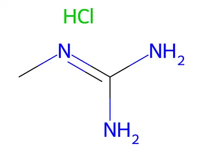 Methylguanidine monohydrochloride structure