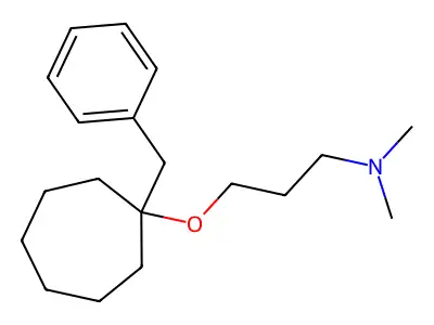 Bencyclane structure