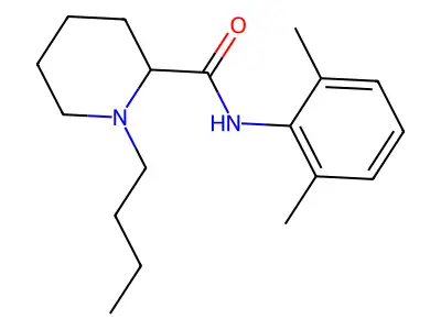 Bupivacaine (USAN:INN:BAN) structure