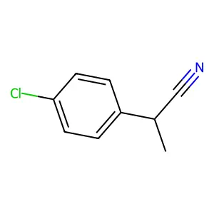 2-(4-Chlorophenyl)propiononitrile structure