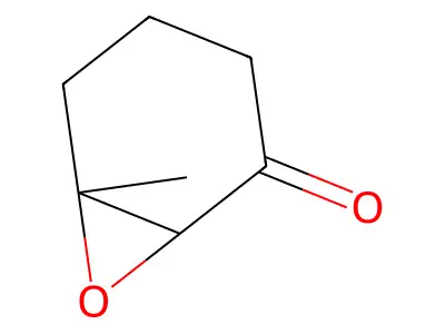6-Methyl-7-oxabicyclo(4.1.0)heptan-2-one structure