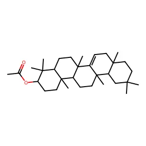 Taraxerol acetate structure