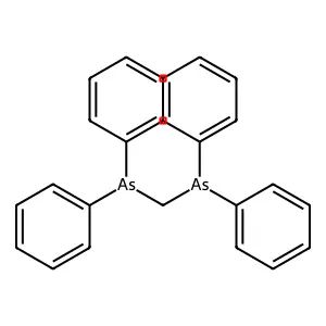 Methylenebis(diphenylarsine) structure