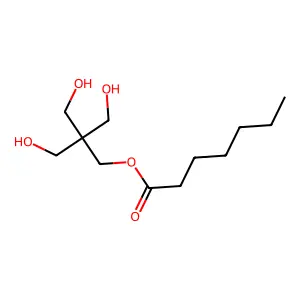 3-Hydroxy-2,2-bis(hydroxymethyl)propyl heptanoate structure