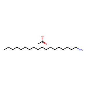 Octadecylazanium;acetate structure