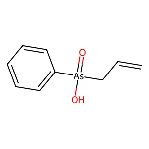 Arsine oxide, allylhydroxyphenyl- structure