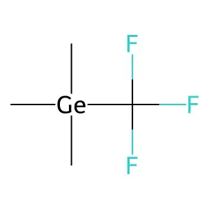 Trimethyl(trifluoromethyl)germane structure