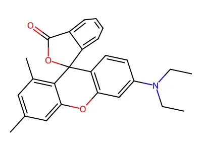 6'-(Diethylamino)-1',3'-dimethylfluoran structure