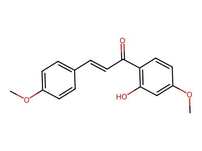 6'-Hydroxy-4,4'-dimethoxychalcone structure