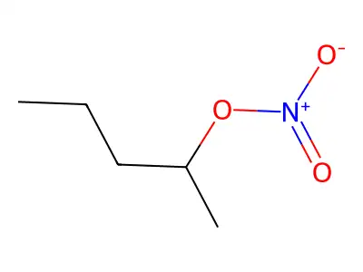 Pentan-2-yl nitrate structure