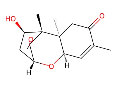 Trichothec-9-en-8-one, 12,13-epoxy-4-hydroxy-, (4beta)- structure