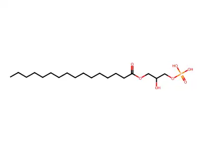 1-Palmitoylglycerol 3-phosphate structure
