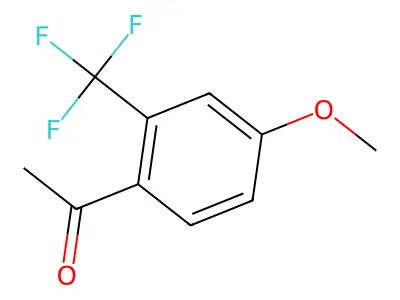 1-(4-Methoxy-2-(trifluoromethyl)phenyl)ethanone structure