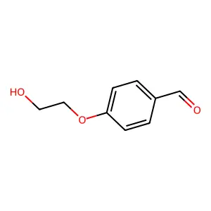 Benzaldehyde, 4-(2-hydroxyethoxy)- structure