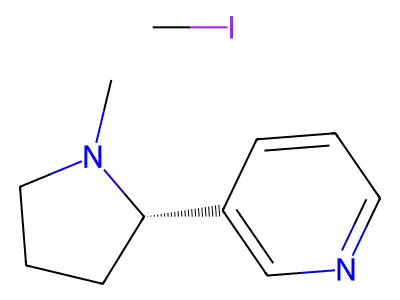 Nicotine monomethiodide structure