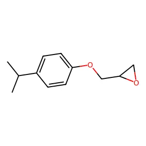 [(p-Isopropylphenoxy)methyl]oxirane structure