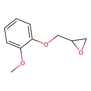 ((o-Methoxyphenoxy)methyl)oxirane structure