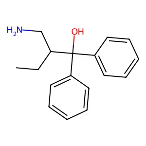 alpha-[1-(Aminomethyl)propyl]benzhydryl alcohol structure
